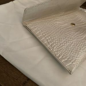 Brahmin Envelope Clutch in Pearl Melbourne Metallic.